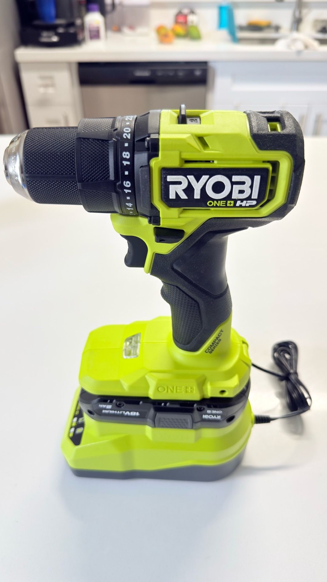 ONE+ HP 18V Brushless Compact 1/2 in. Drill/Driver Free 2.0 Battery And Charger