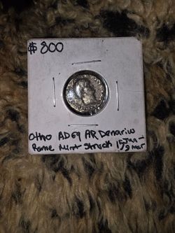 Roman Empire AR Denarius Otho AD 69 NGC VF Strike: 5/5