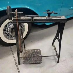 Antique The Companion Treadle Lathe WoodWorking Tools Tool Classic Vintage