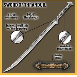 HOBBIT Sword Lord Of The Rings