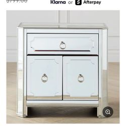 Z Gallerie Mirror night stand.