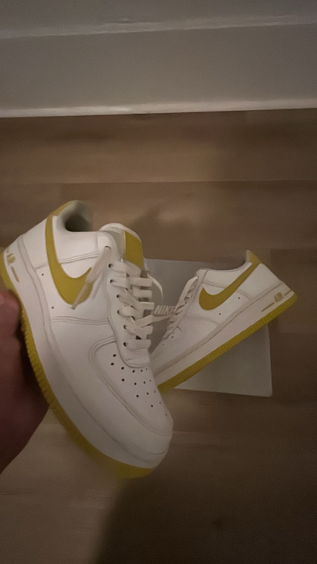 Air Force Bicycle Yellow Whit Box Size