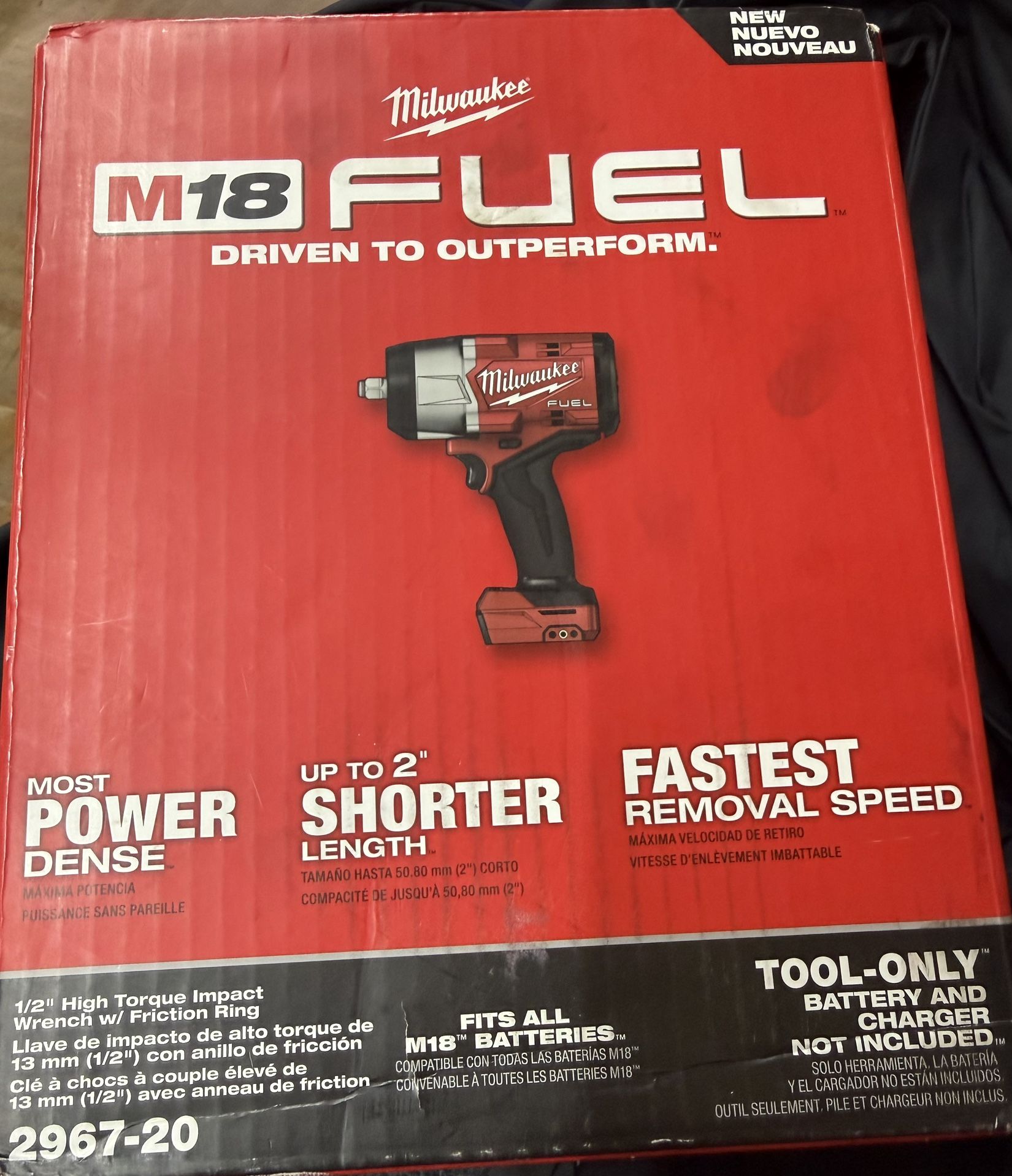 Brand New Milwaukee Fuel 1/2 Impact 