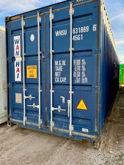 40ft High Cube Used Shipping Container Available In San Rafael