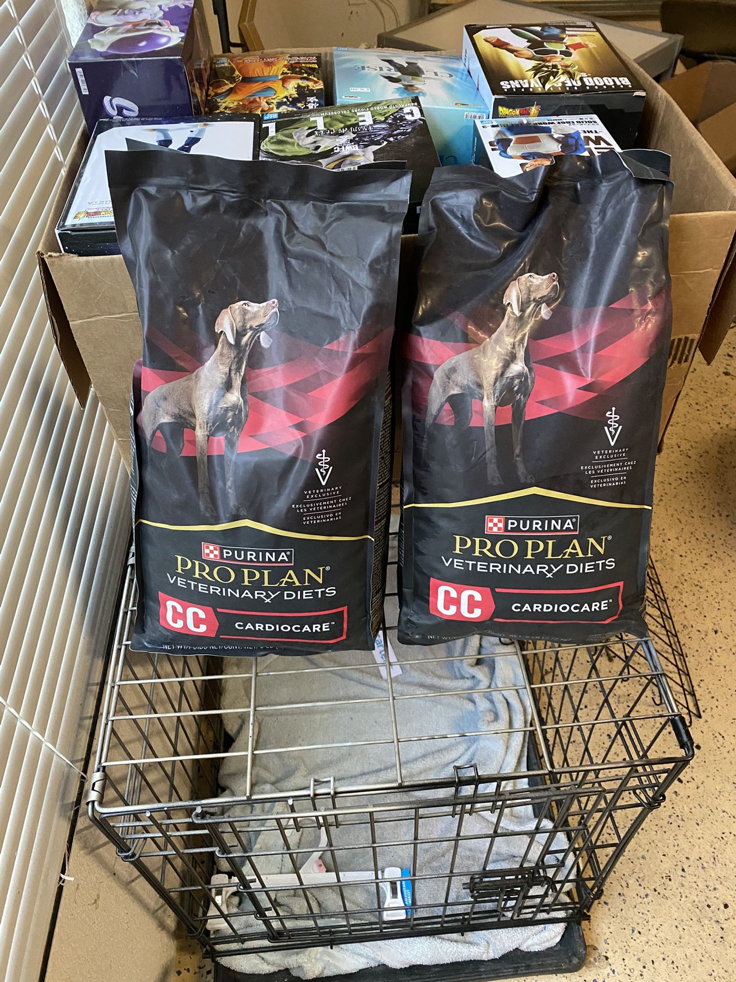 2 bags cardio pro plan dog food