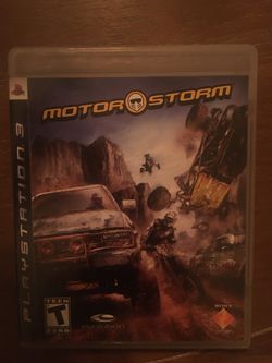 Sony PlayStation ps3 motor storm