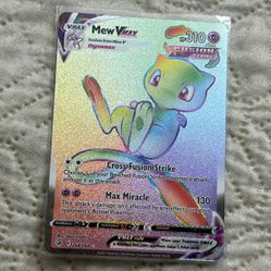 Mew Vmax Pokemon Card Fusion Strike