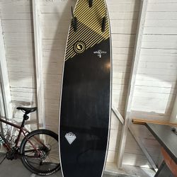 Storm Blade 8ft Soft Top Surfboard - Black