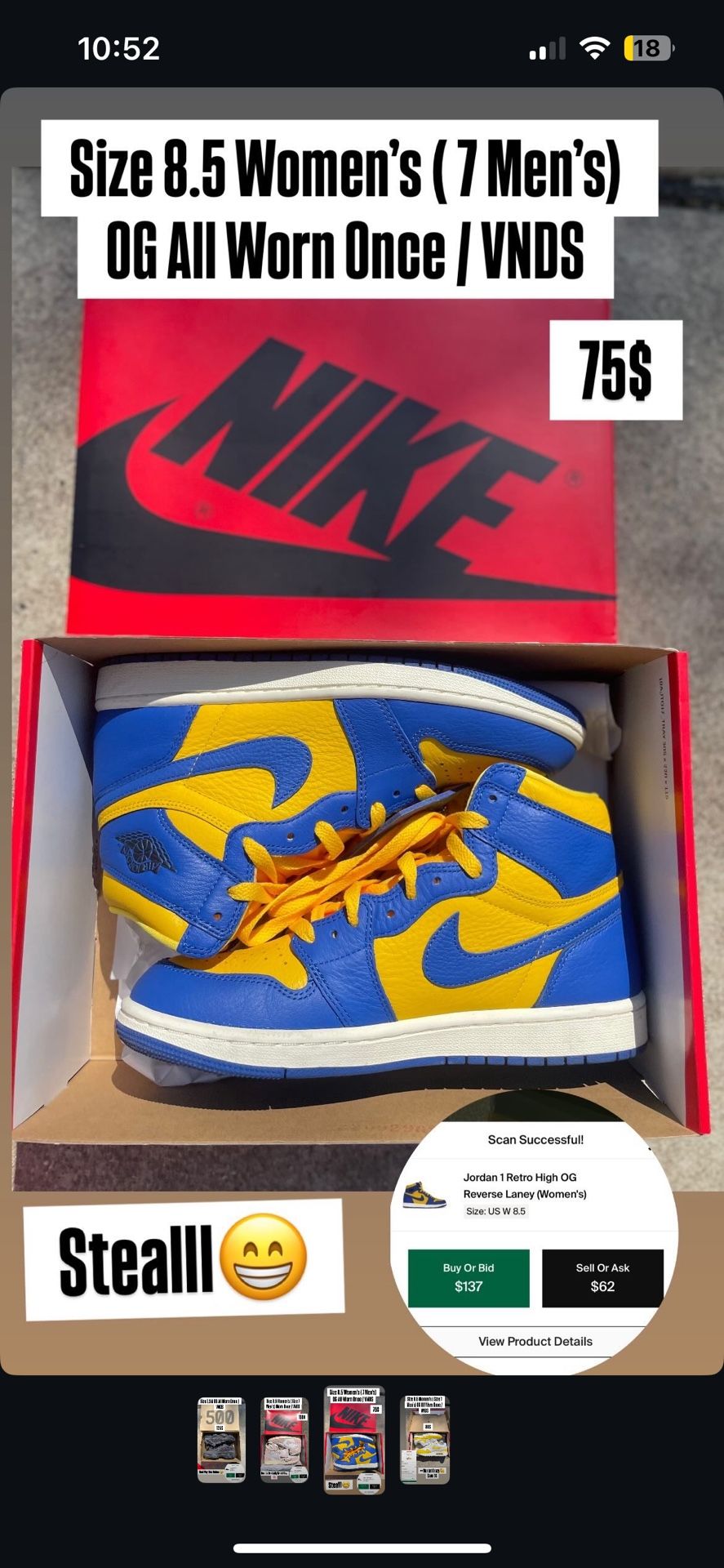 Jordan 1 Retro High OG Reverse Laney