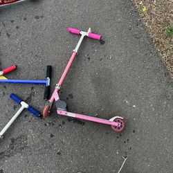 Four classical manual child razor scooter