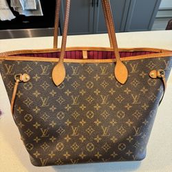 Louis Vuitton Neverfull MM PINK INTERIOR 