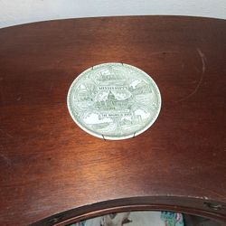 Vintage Mississippi State  Collector's  Plate 