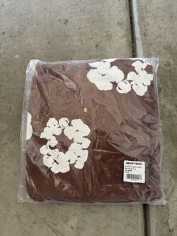 Brown Denim Tears Hoodie 