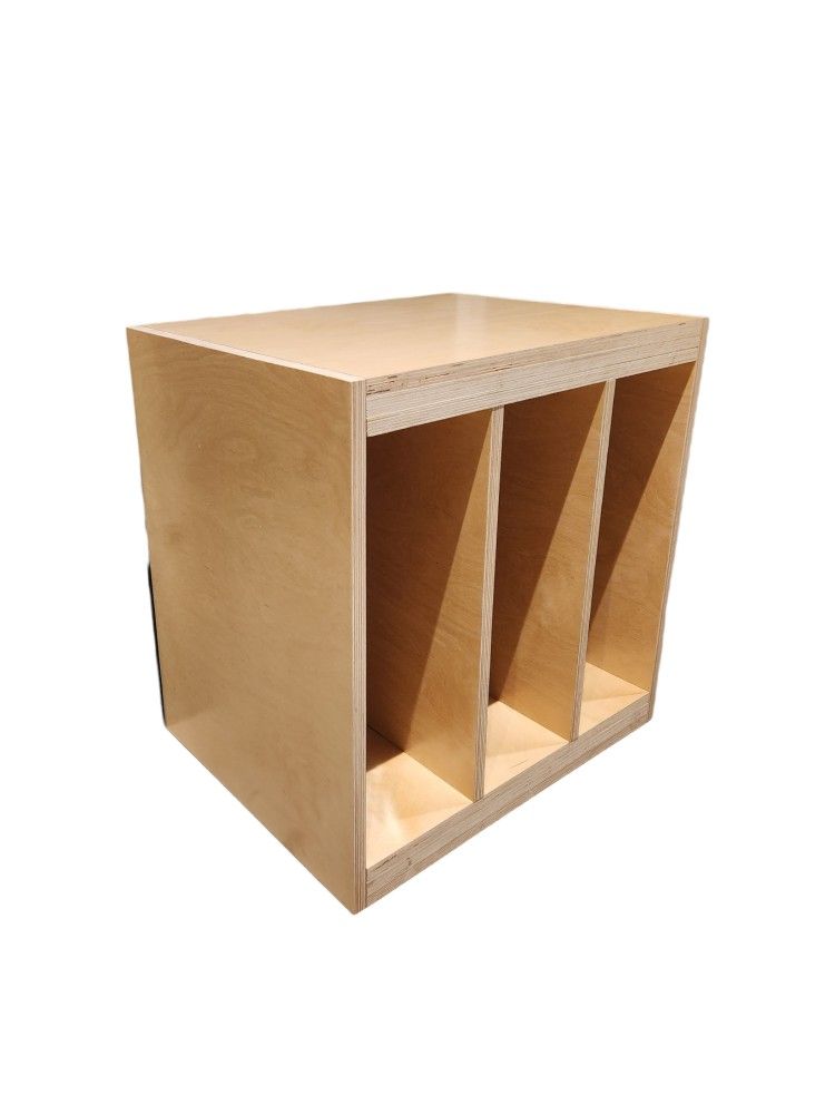 Custom Birch Plywood Storage Cabinet