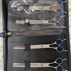 Left Handed Dog Grooming Shears 