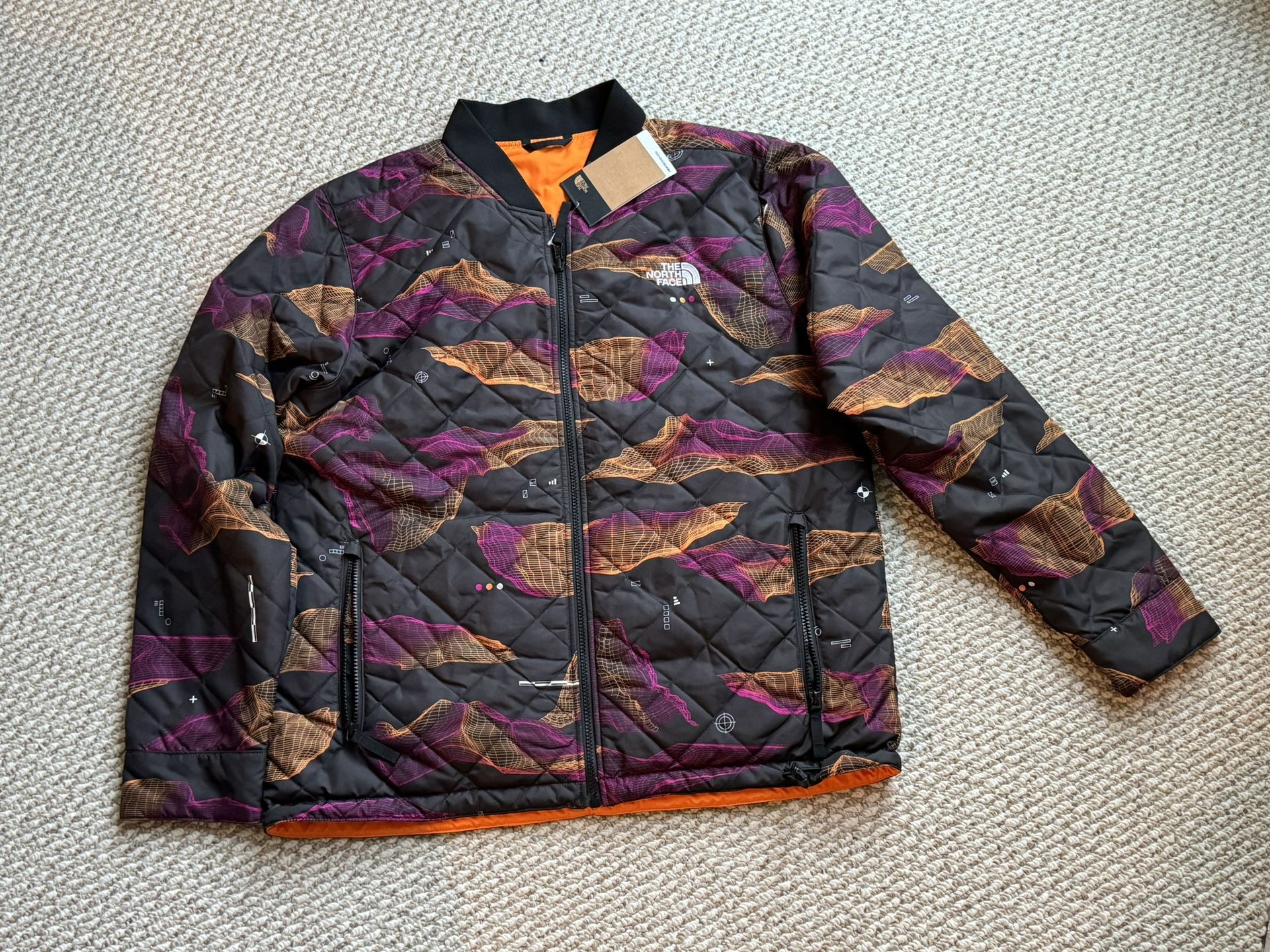 North Face Jester Jacket - LARGE - Reversible - Brand New