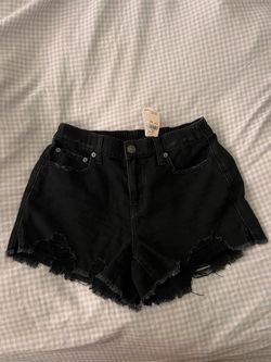 NWT AE/ Aerie black denim shorts