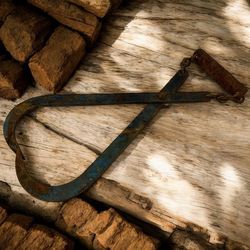 Antique Ice Block Tongs 13” Hand Forged Iron Primitive Farm Tool
