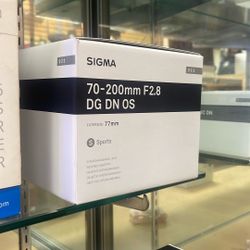 Sigma 70-200mm F2.8 For Sony E 