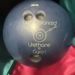 Ebonite Urethane Bowling Ball + Brunswick Bag - Great Set!