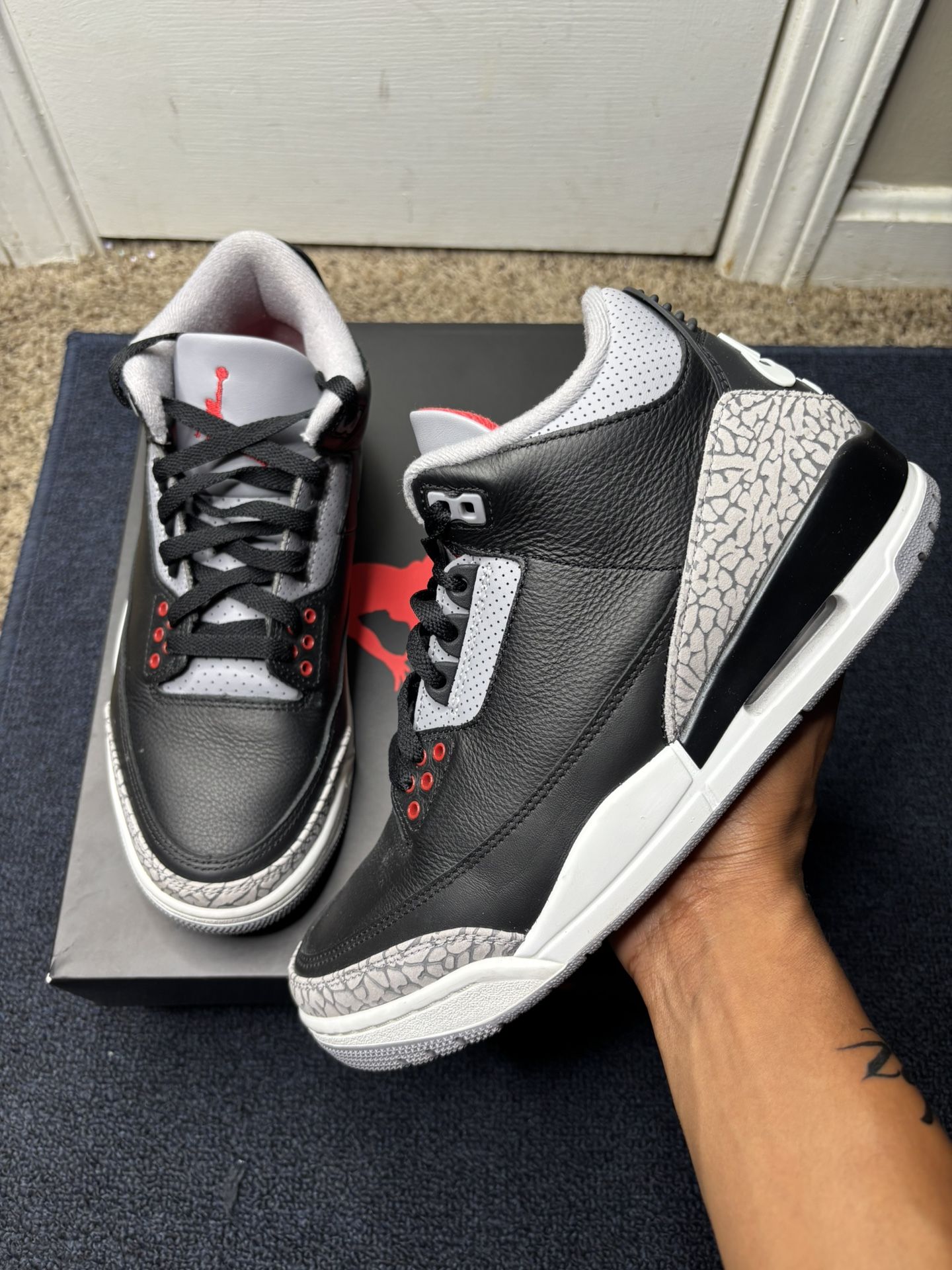 2024 Air Jordan 3 Retro OG Black Cement