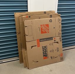 6 Large Moving Boxes From home Depot