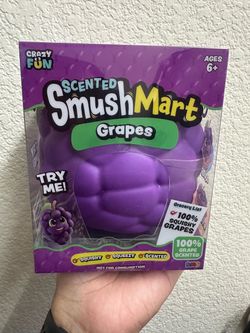 Crazy Fun Scented SmushMart Grapes Squishy Toy