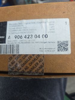 Brake pads mercedes benz