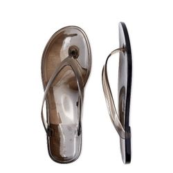 New Black Jelly Sandals - Size 9