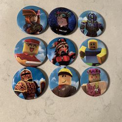 Roblox Characters Pin Lot (9)