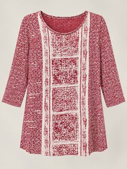 Women’s Lucky Brand 3/4 Sleeve Printed Top