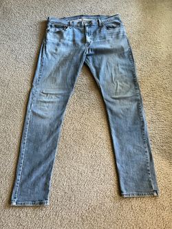 Levi’s 512 Slim Taper Jeans 38x34 Light Wash