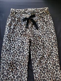 Leopard & Cherry Print Pajama Pants