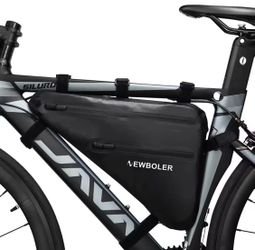 Bike Frame Bag - Newboler - Brand new - If the listing is up and you can see it, that means the item is available - Pickup please 60616 - No delivery 