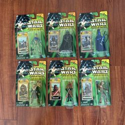 NEW Star Wars - Darth Maul Vader Droid Obi-Wan figure - POTJ green card