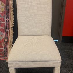 Light Grey Upholstered Chair