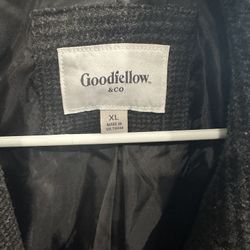 Wool Trench Coat Mens XL