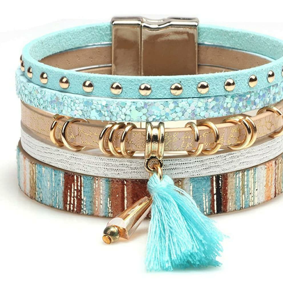 Boho Leather bracelet