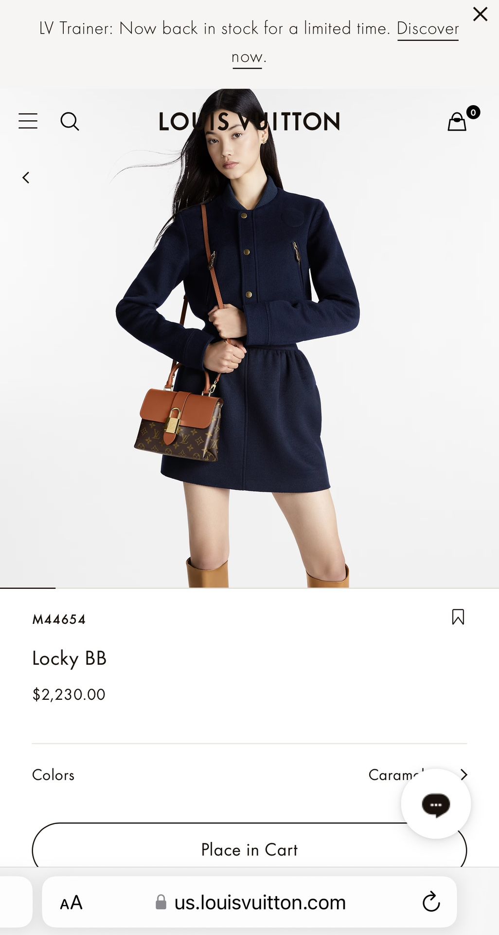 Mini L V Locky Bb Caramel Two- Way Bag for Sale in New York, NY - OfferUp