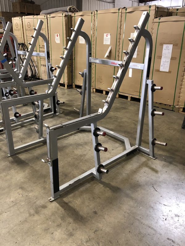 Commercial star trac squat rack in good condition for Sale in Los ...