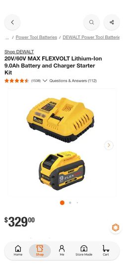 DeWalt 9 Ah battery kit