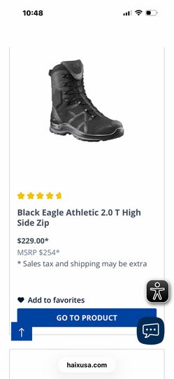 Black eagle boots