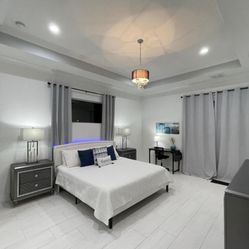 King Size Bedroom Set With Mattress 