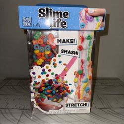 Slime Life Bowl of Fruity Cereal DIY Slime Kit, Make, Smash, and Stretch Your Food Slime