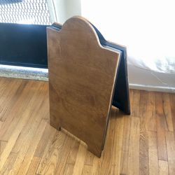 Solid Wood A-Frame Sandwich Board Sign Blank