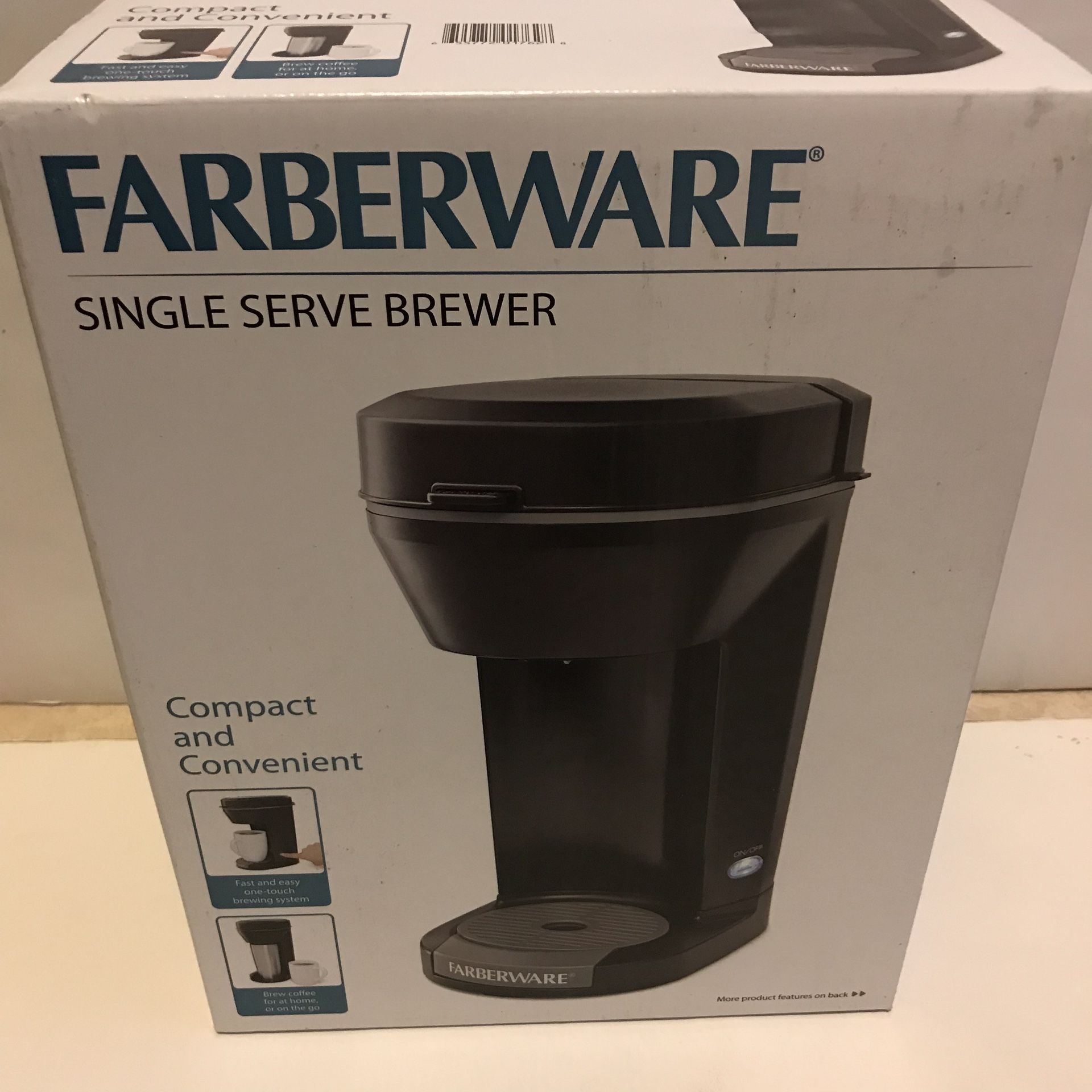 Farberware Single Serve K-Cup Coffee Brewer New Model 201762 Coffee Maker