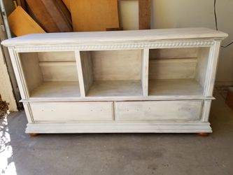 Solid wood entertainment center/dresser
