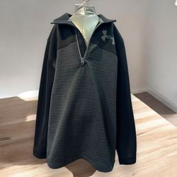 Under Armour Cold Gear Half Zip Fleece Jacket Youth Medium