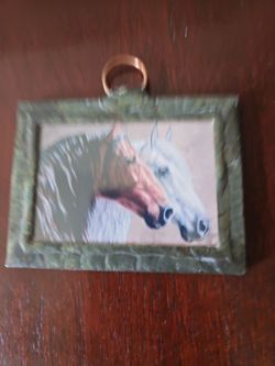 Metal horse frame/mirror