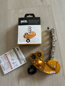 Petzl ZigZag Plus Mechanical Prusik Arborist Climbing Device Yellow Box